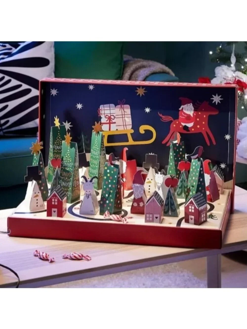 IKEA Vinterfint Advent Calendar Christmas Village Buildings Sealed